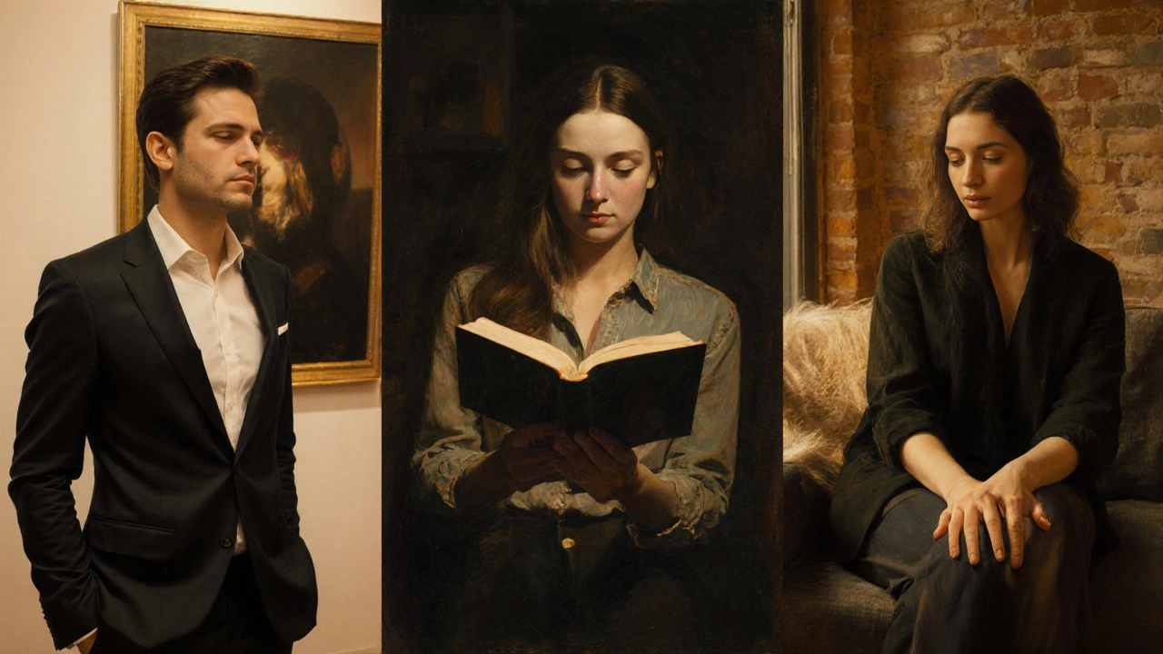 Diverse independent escorts in different professional settings across London.